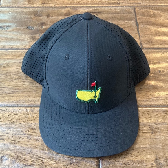 Masters Golf Hat Black Performance Tech Mesh Back Augusta National 2025 PGA - Picture 1 of 9